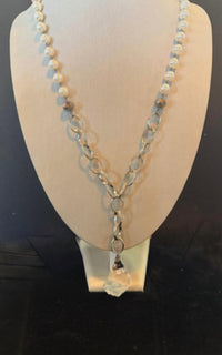 Lost & Found - Pearl necklace with charm