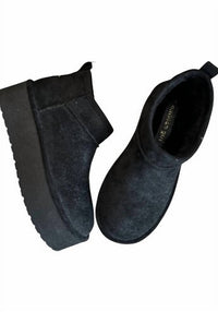 STEVE MADDEN Women's Embracce Platform Bootie in black - women's shoe - alternate view