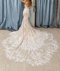 Kitty Chen Couture - Luna All Over Lace Gown