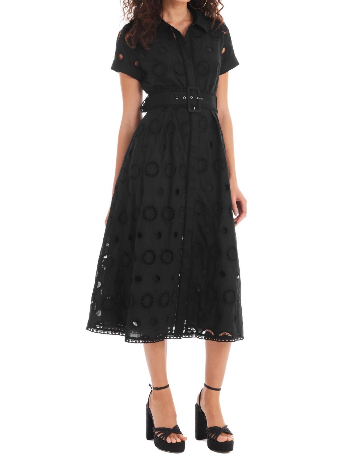ALLISON NEW YORK Aiden Dress in black - women's dress