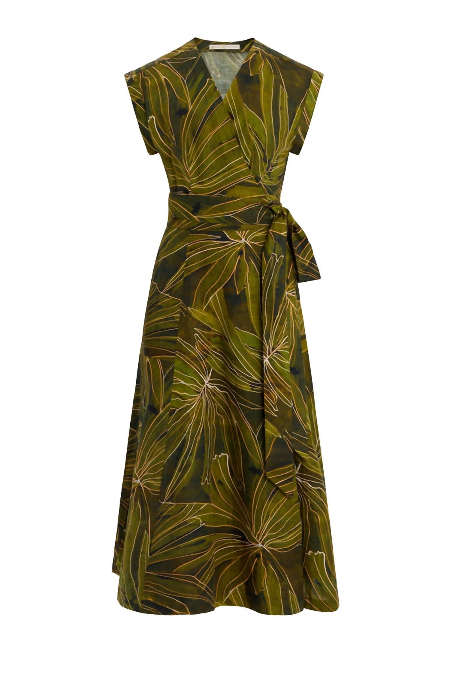 Marie Oliver Polly Dress in canopy - women's dress - alternate view
