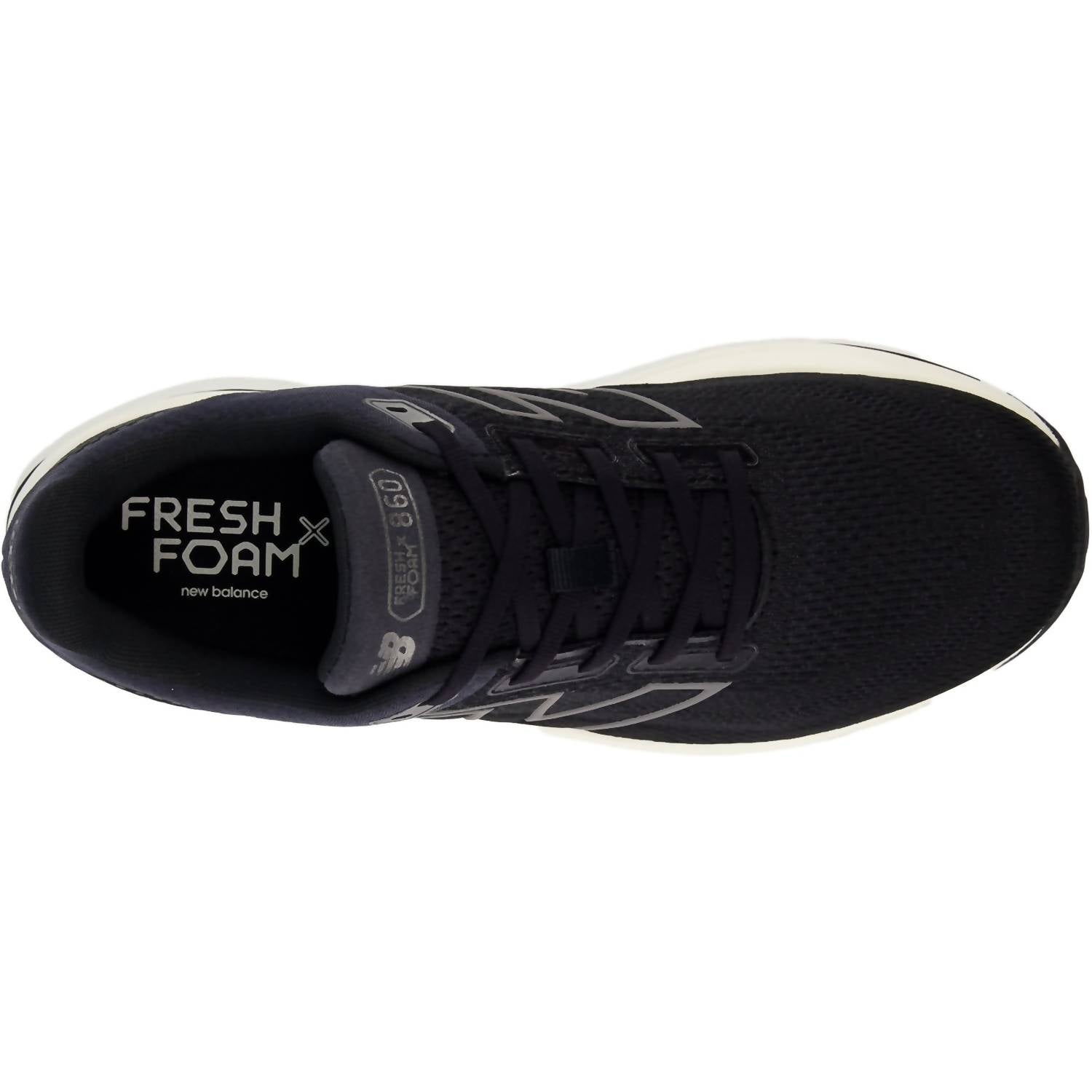 New Balance Men's Fresh Foam X 860v 14 Shoe in black black - men's shoe - detail view