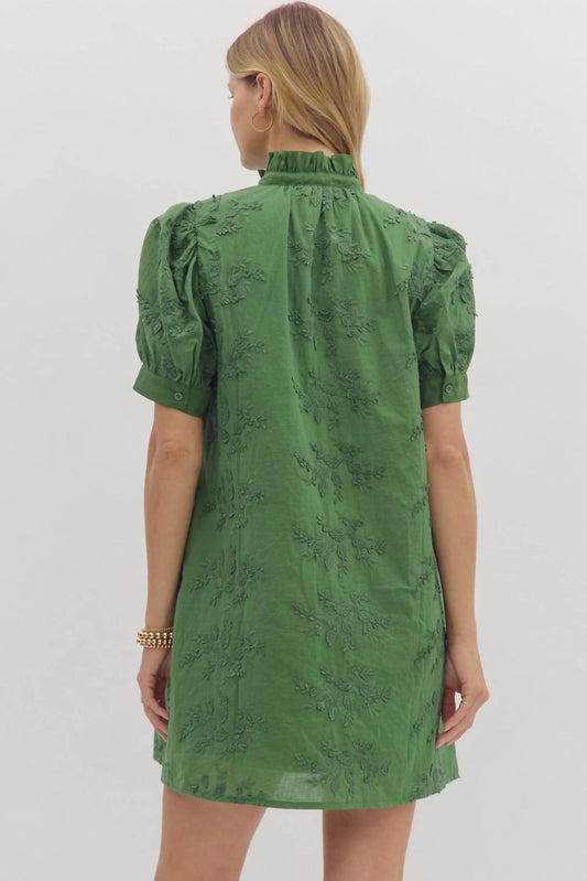 Entro - Floral Applique Mini Dress