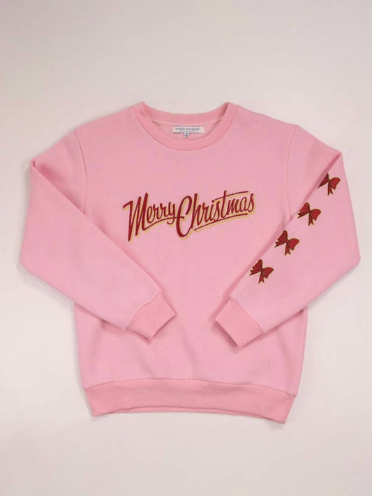 Simply Southern - Merry Christmas Bow Crewneck