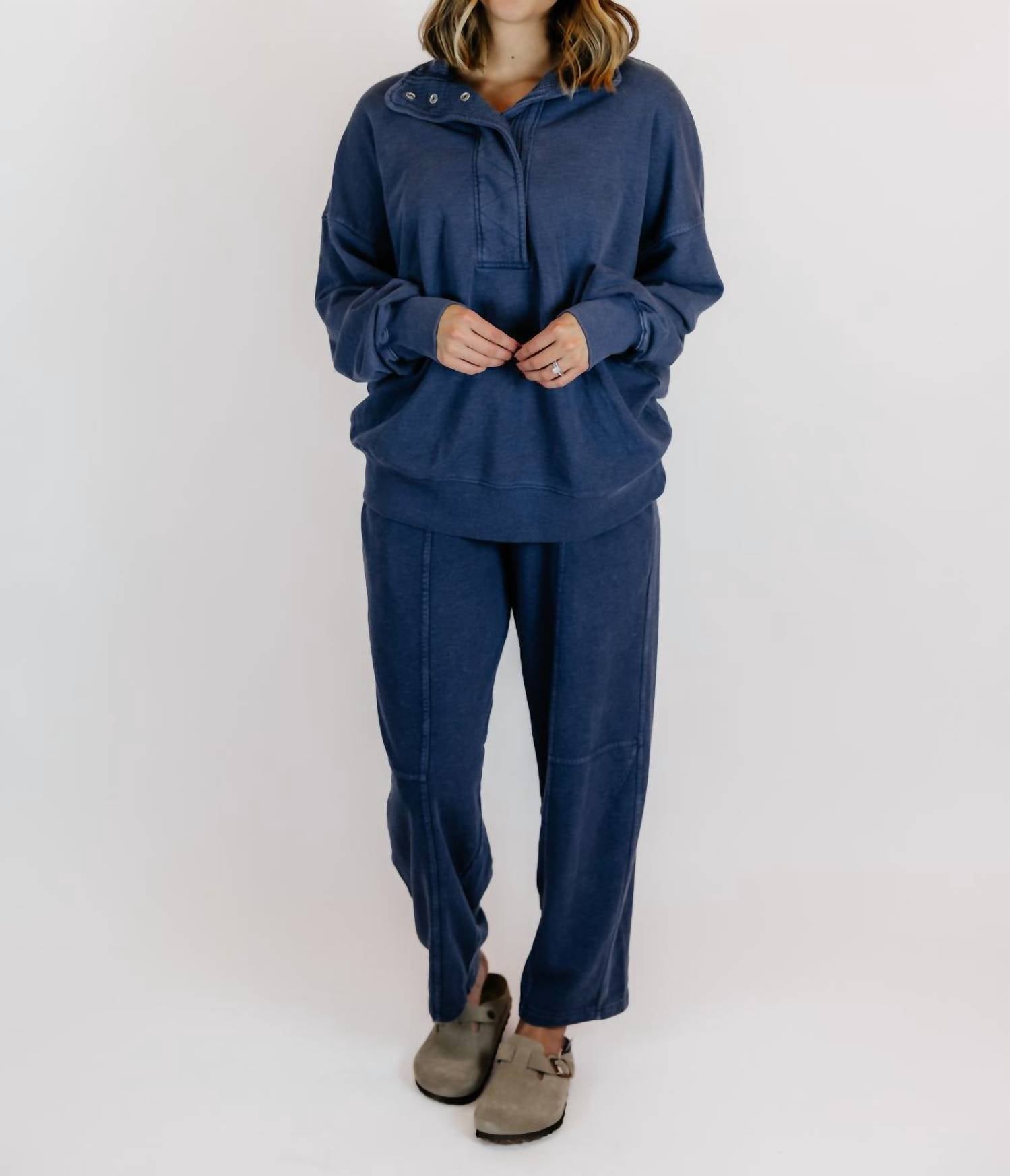 Rae Mode - Avia Mineral Washed Pullover & Barrel Pant Set
