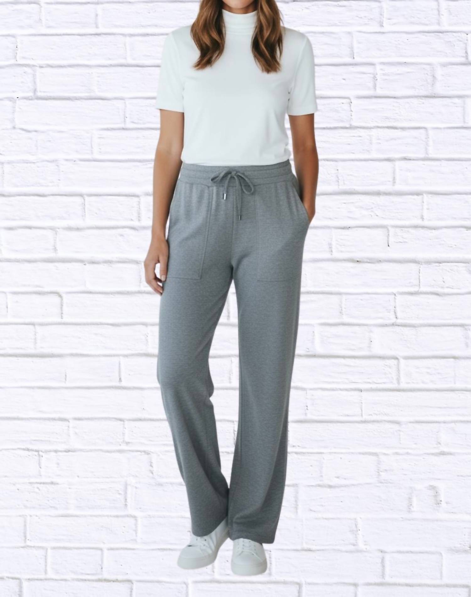 Diva Usa - Soft Knit Drawstring Lounge Pants