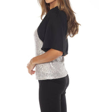 Joseph Ribkoff - Shirred Lightweight Relaxed Bolero