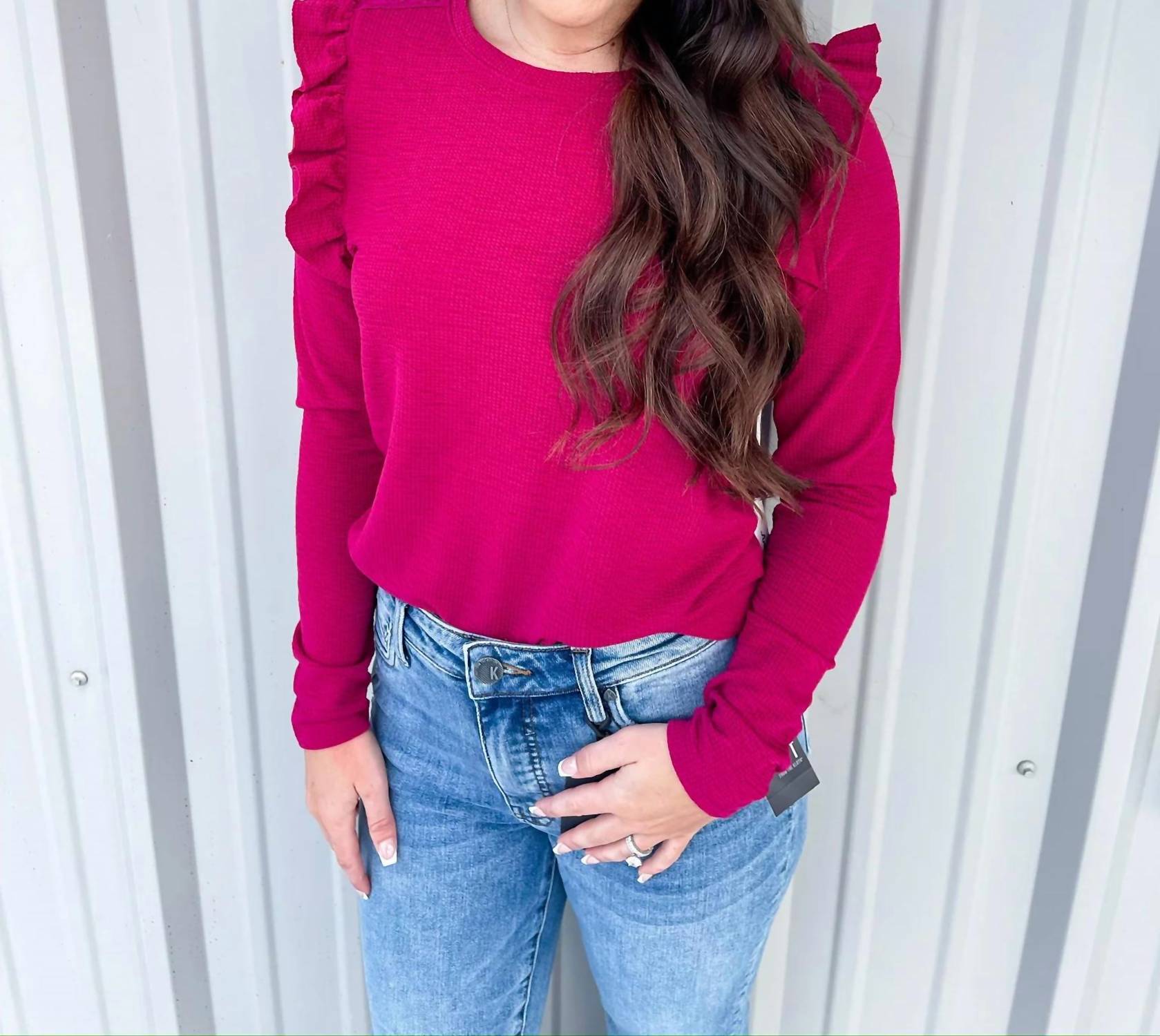 Another Love - Camden Ruffle Top