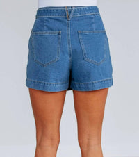 By Together - Denim Bow Skort