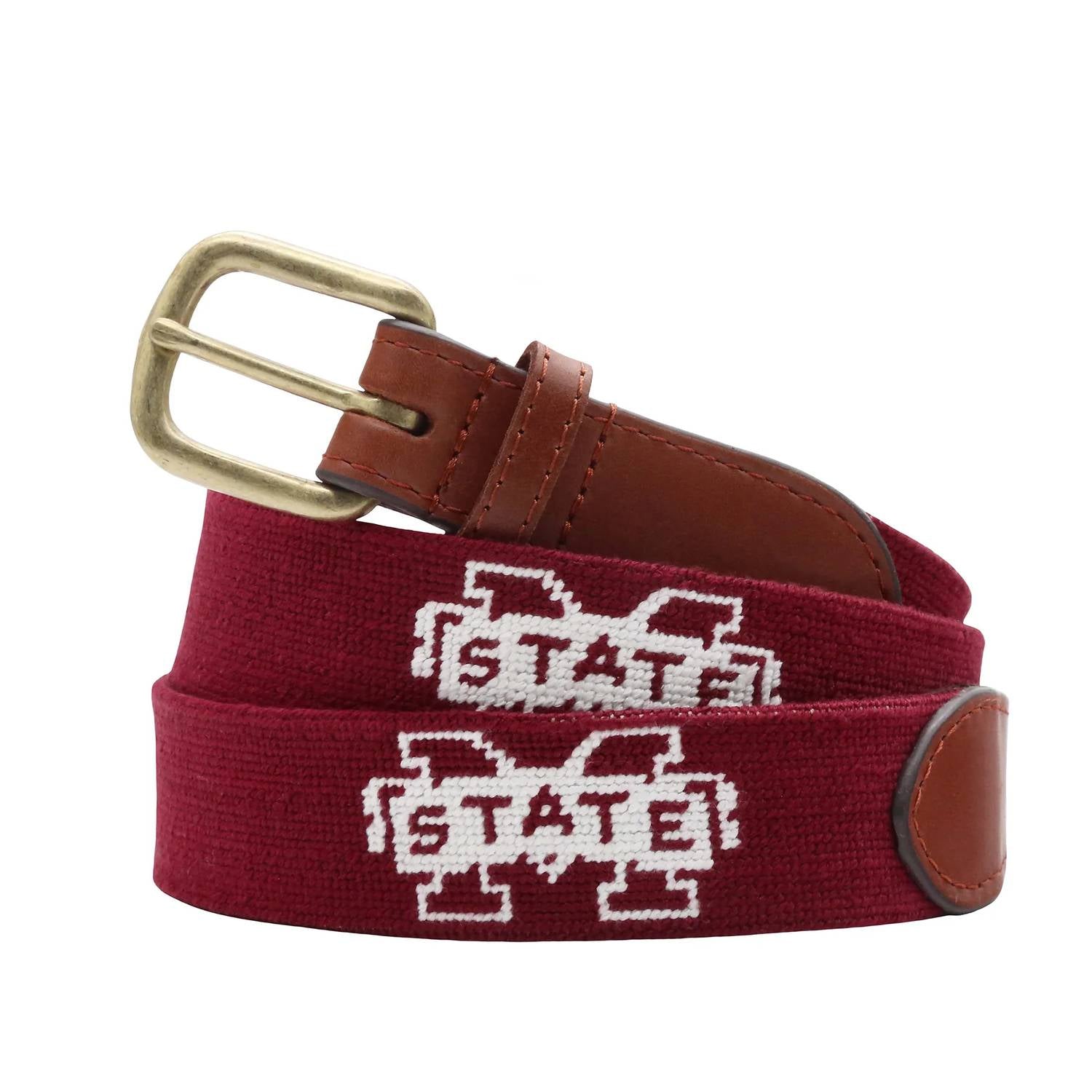 Smathers & Branson - Mississippi State Needlepoint Belt