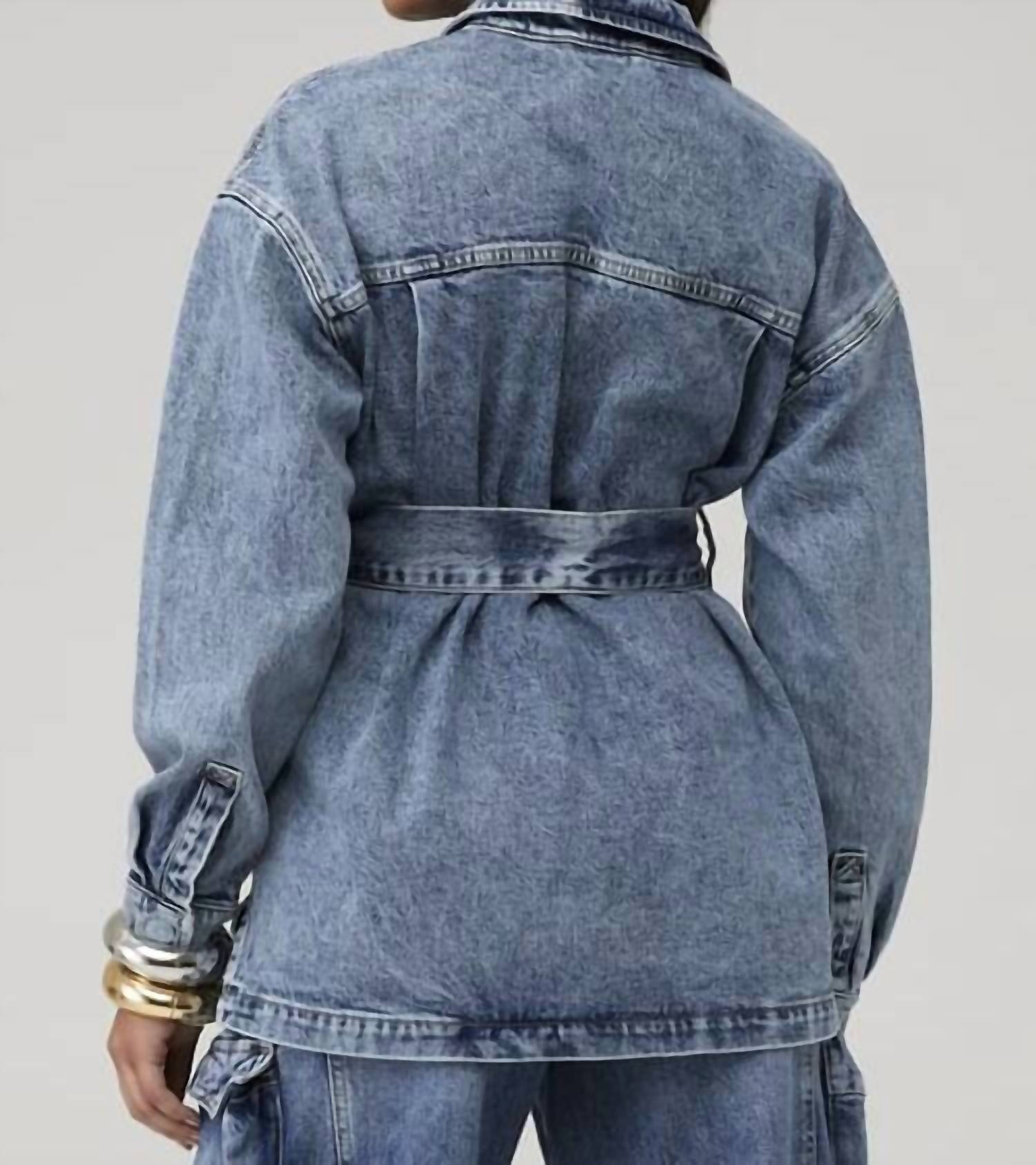 Good American - Uniform Cargo Jacket