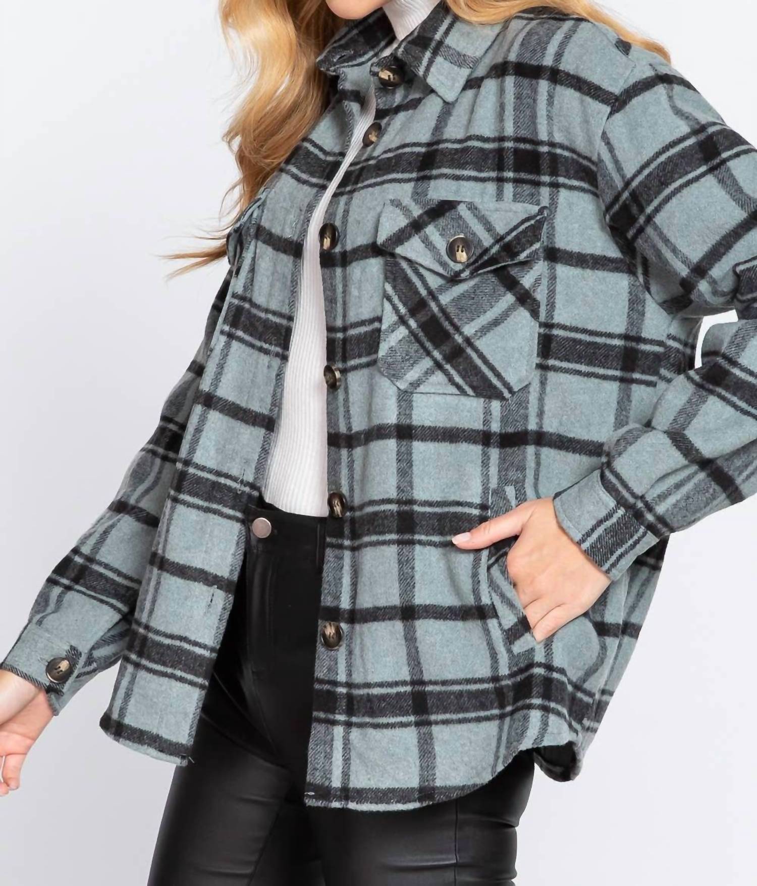 Vanilla Monkey - Super-soft Plaid Shacket