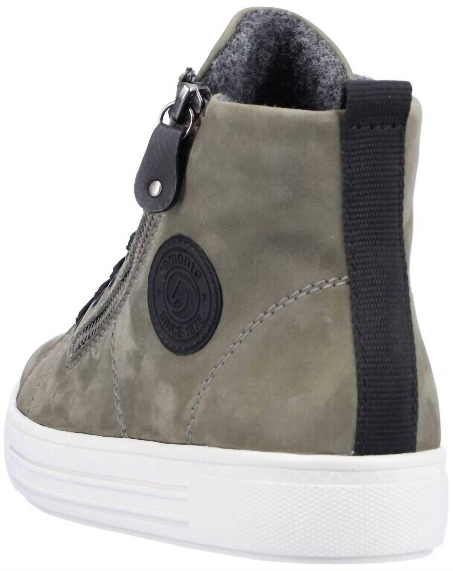 Remonte Women's Dorndorf Boots in green black - women's shoe - alternate view