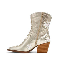 Betsey Johnson - Women's Disco Daisy Faux Leather Booties