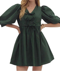 Entro - Bow Front Mini Dress