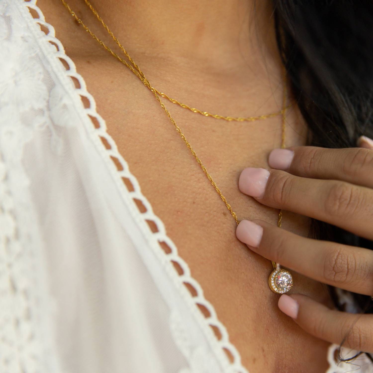 Starlette - Women's Classic Gold Chain Necklace