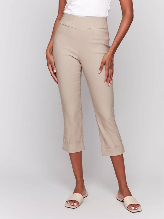Charlie B - Stretch Pull-on Capri Pants