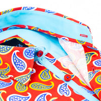 Eight X - Men's Paisley Print Button Down Shirt