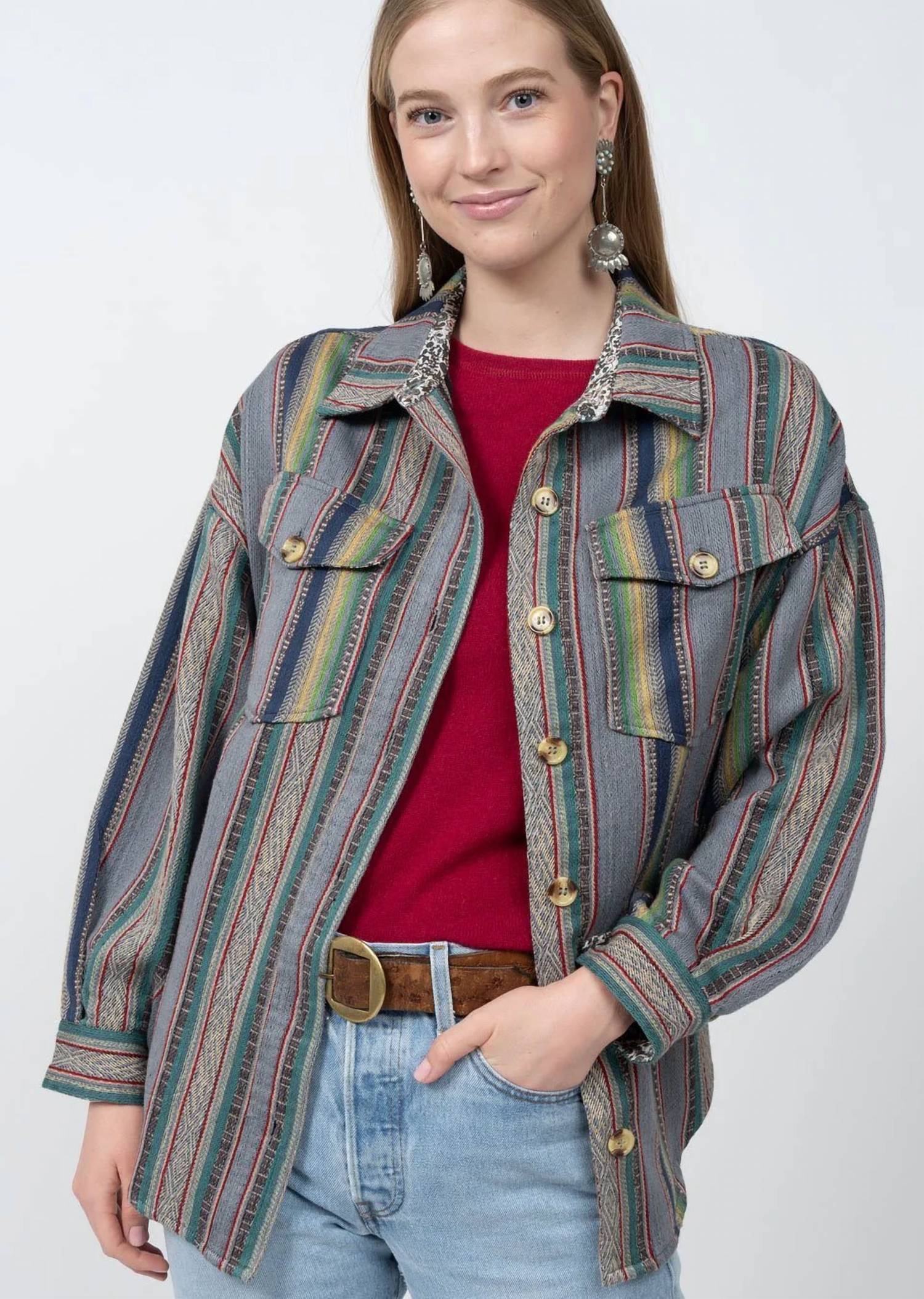Ivy Jane - Serape Stripe Shacket