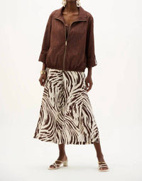 Joseph Ribkoff - Bomber Jacket With Funnel Collar