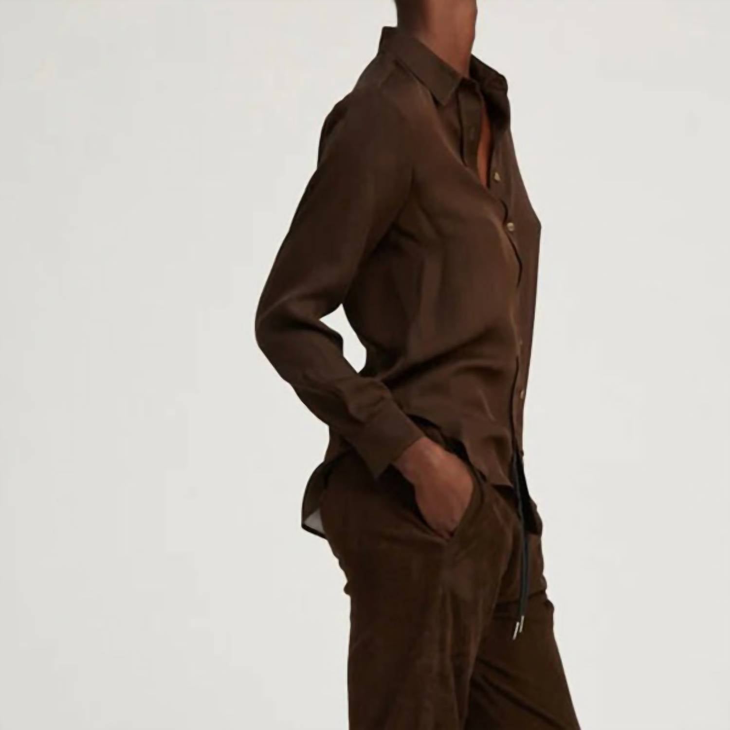 Sprwmn - Fitted Button Up Top