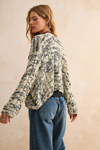 Miou Muse - Andi Cable Knit Cardigan