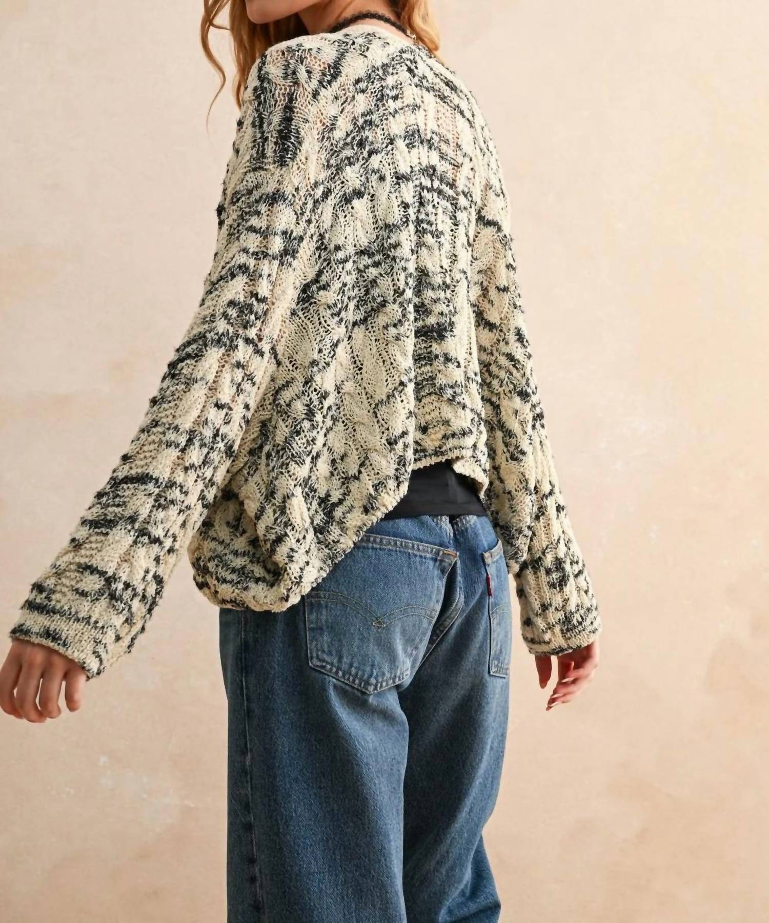 Miou Muse - Andi Cable Knit Cardigan