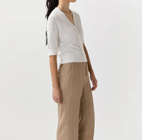 Ann Mashburn - Short Sleeve Rosie V Neck Cardigan