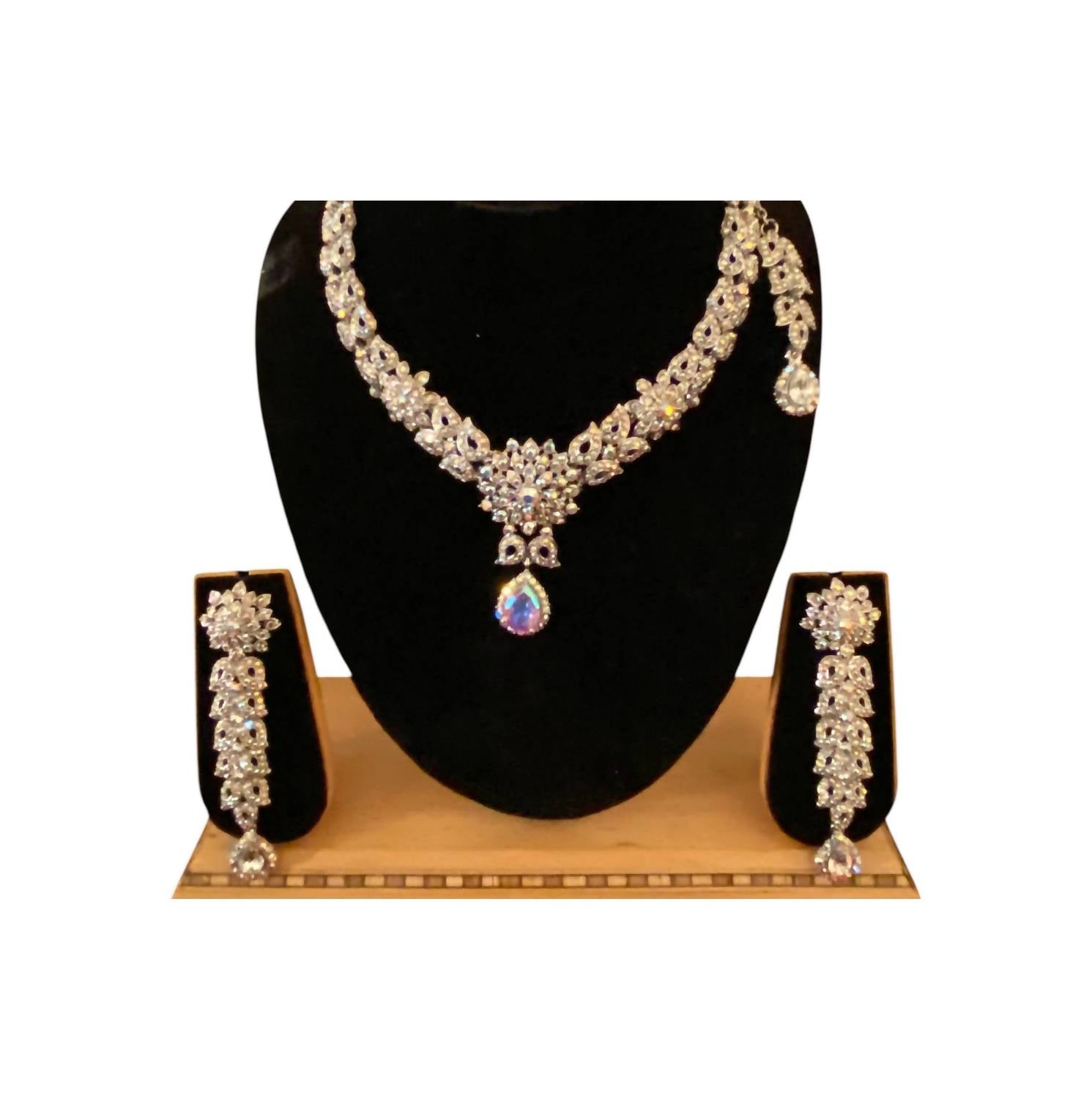 Donna Vinci - Women's J170 Necklace And Earrings Jewelry Set