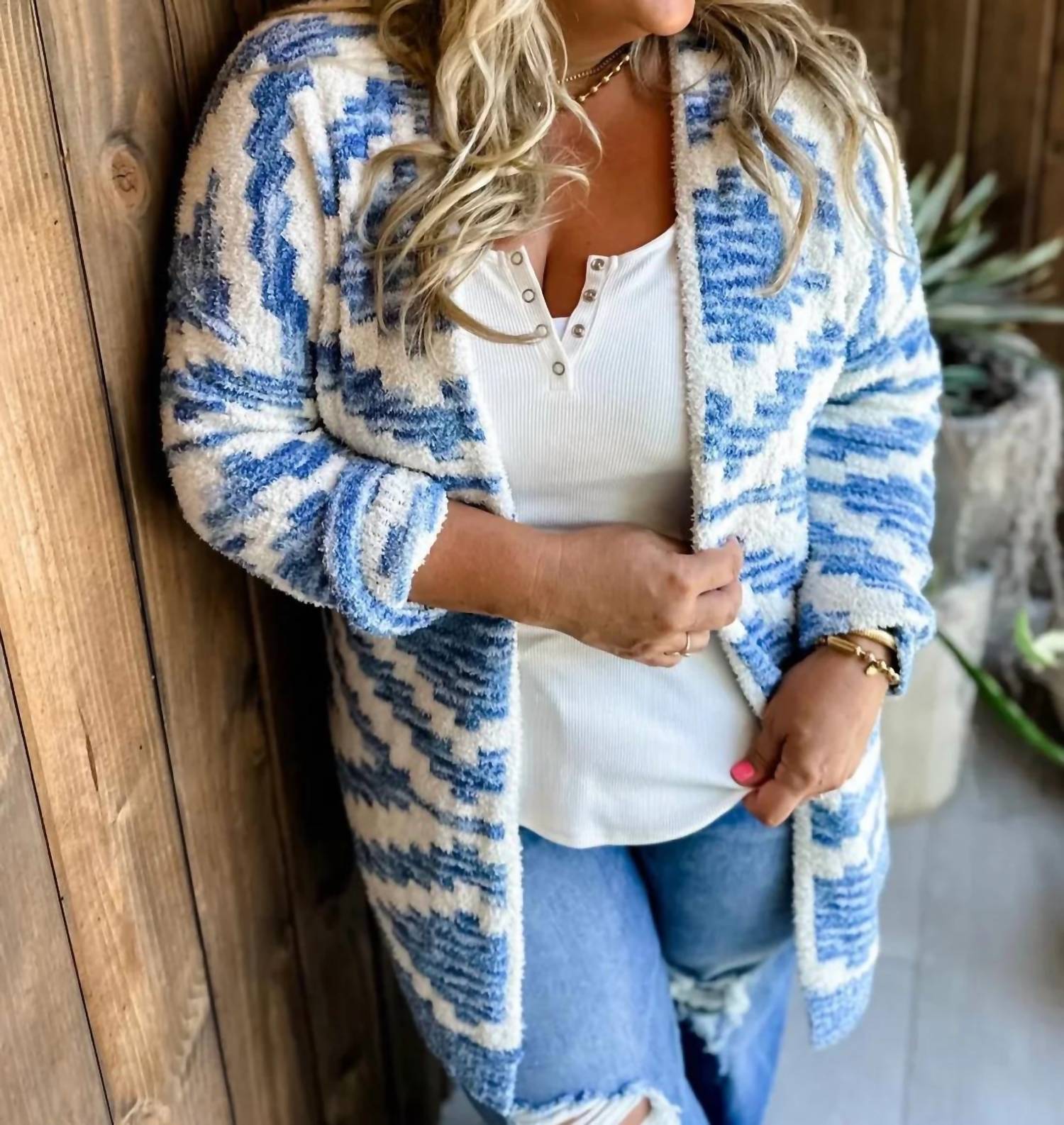 Blakeley - Aztec Cozy Cardigan