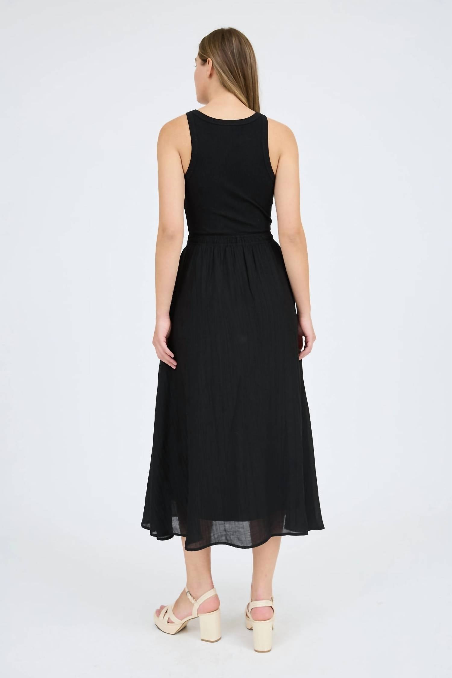 Blu Pepper - Tank Sleeveless Midi Dress