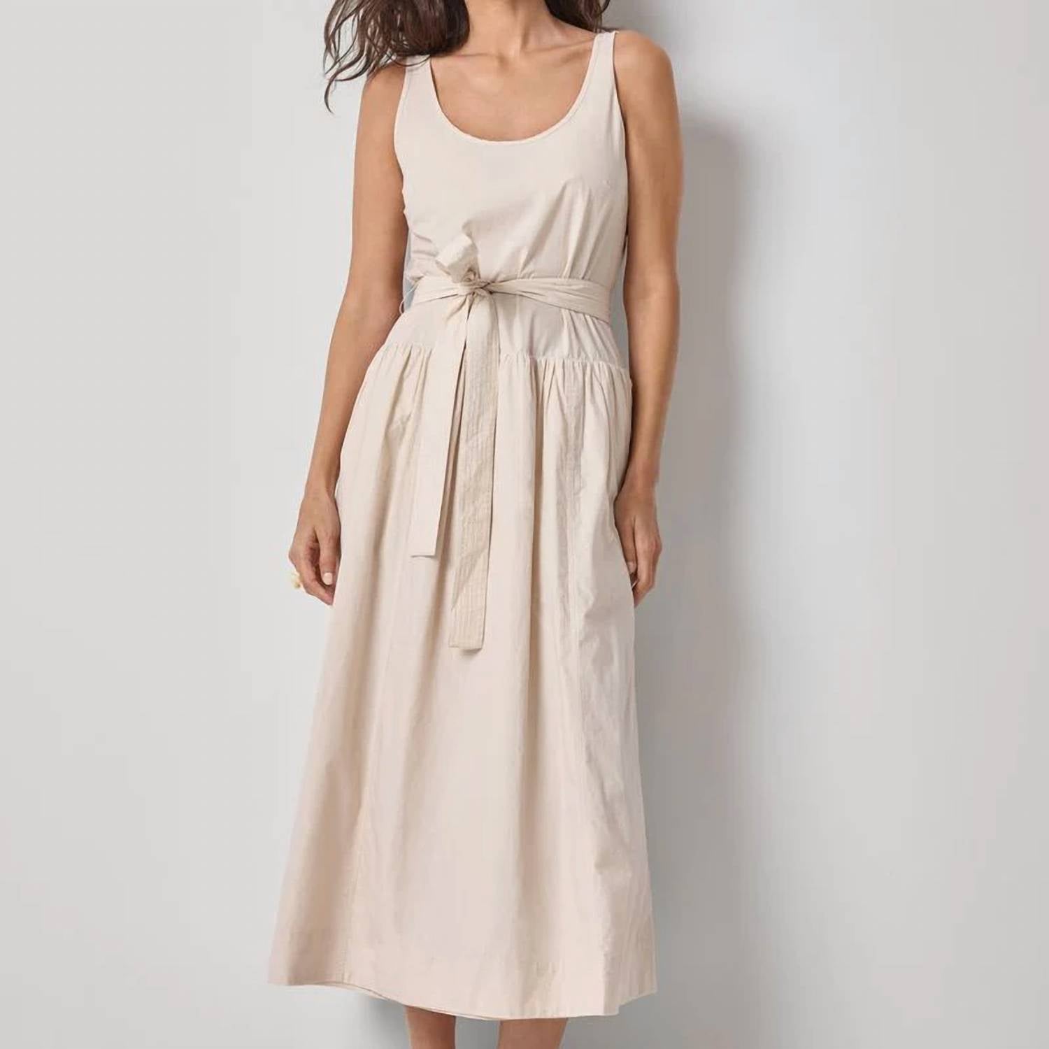 Lilla P - Poplin Maxi Yoke Dress