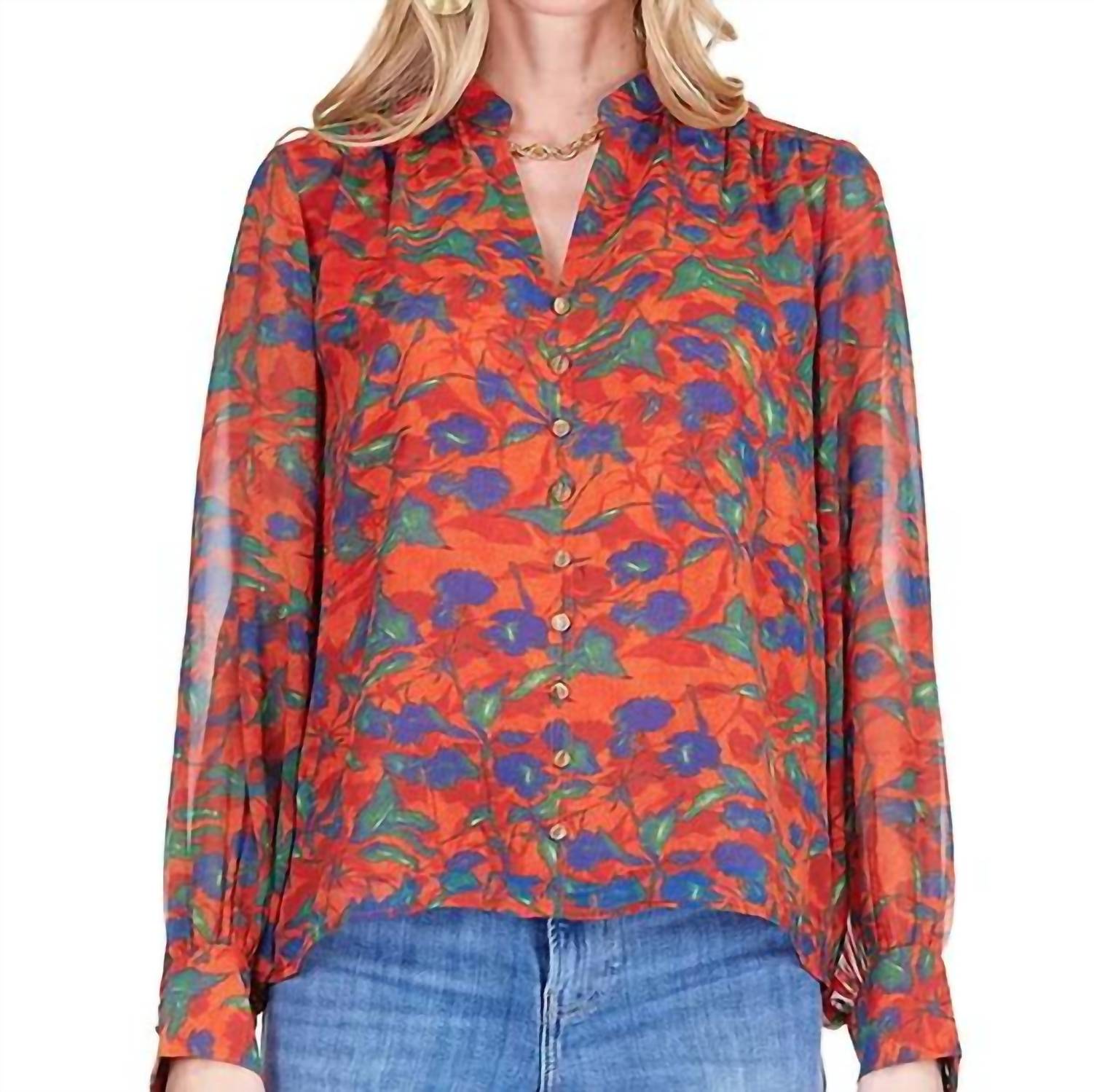 Joy Joy - Split Button Top