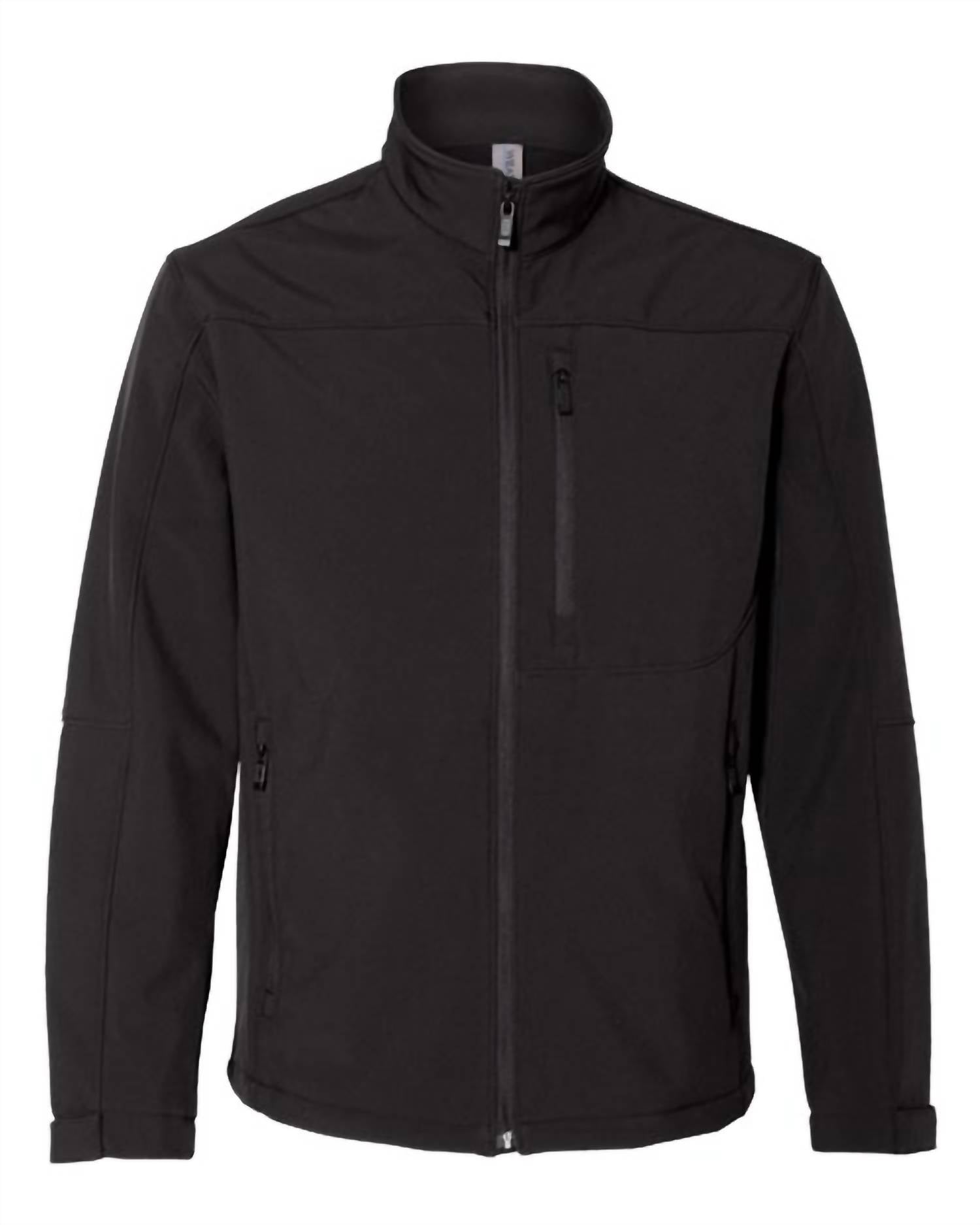 Weatherproof Men's Soft Shell Jacket in black - men's jacket