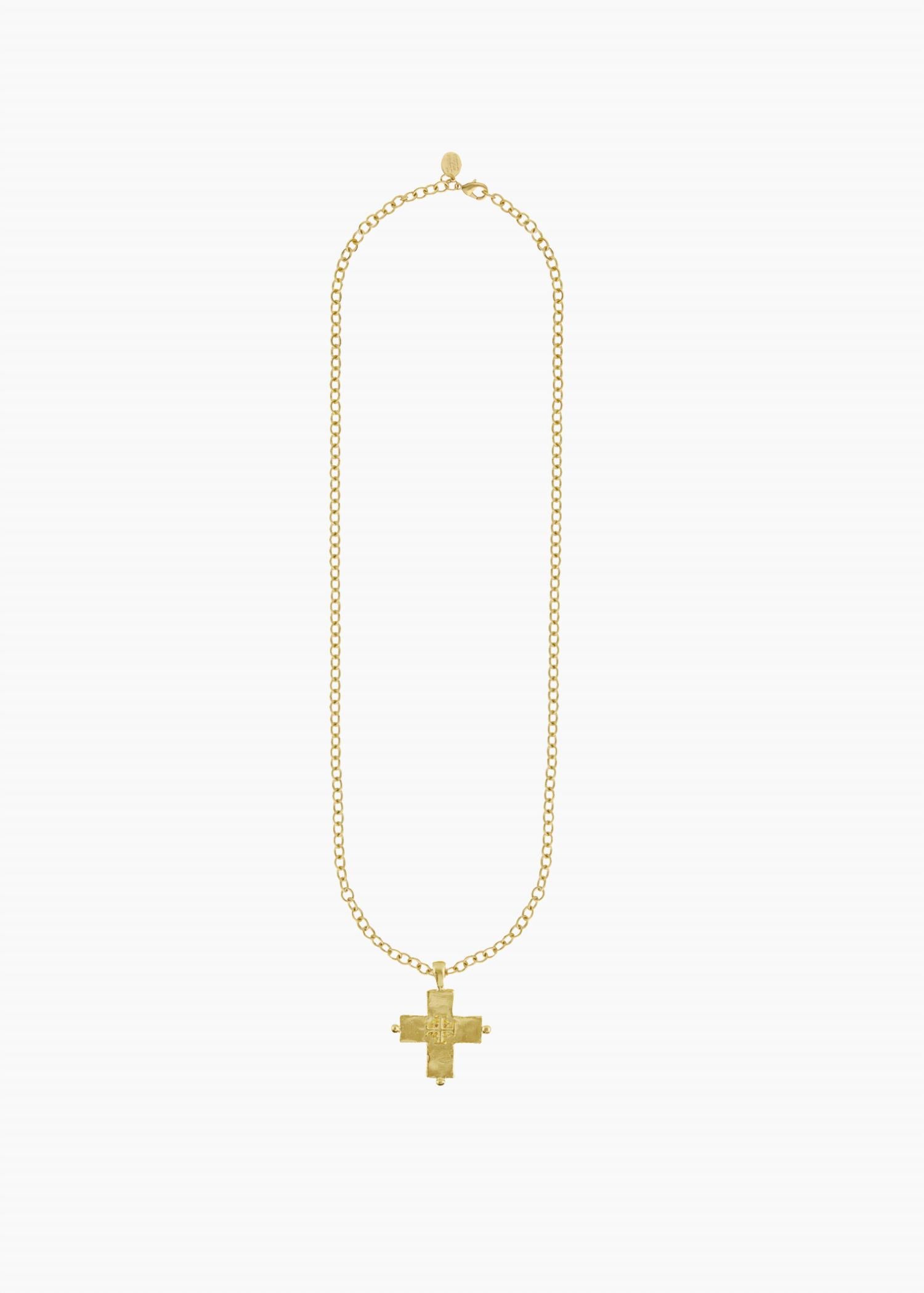 Susan Shaw - Women's Long Jerusalem Cross Necklace