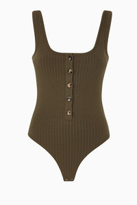 Good American - Button Front Bodysuit