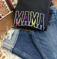 Gildan - Women's Mama Embroidered Pullover