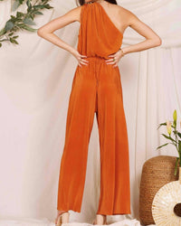 Endless Blu. - Michelle One Shoulder Jumpsuit