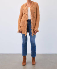 Fdj - Fringed Cardigan Coat