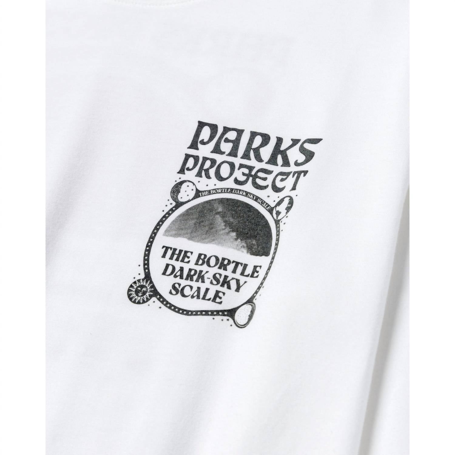 Parks Project Unisex Dark Sky Scale Long Sleeve Tee in marshmallow - women's long sleeve top - view 6