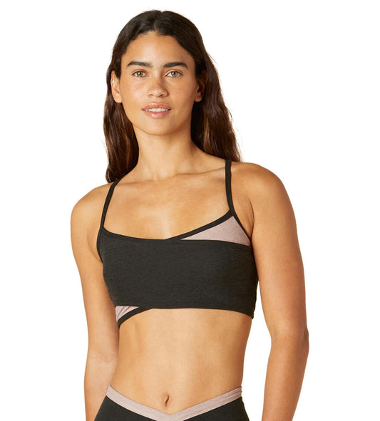 Spacedye Blocked At Your Leisure Yoga Sports Bra