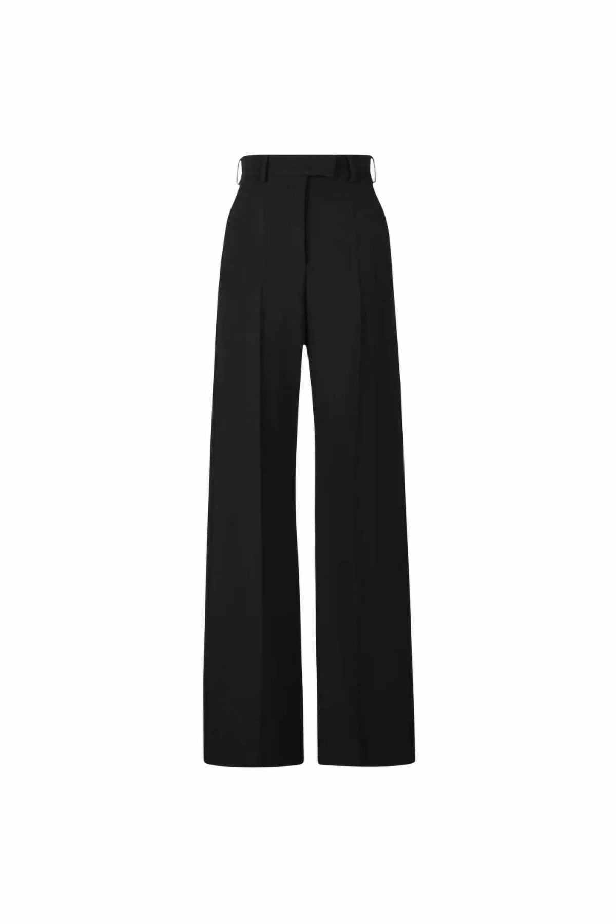 Valentino Garavani - Women's Solid Mid Rise Loose Straight Leg Casual Pant