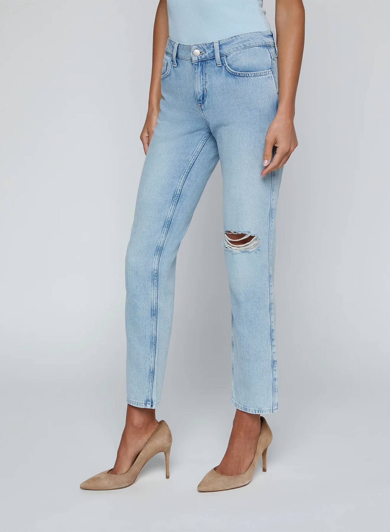L'Agence - Nevia Slouch Straight Leg Jean