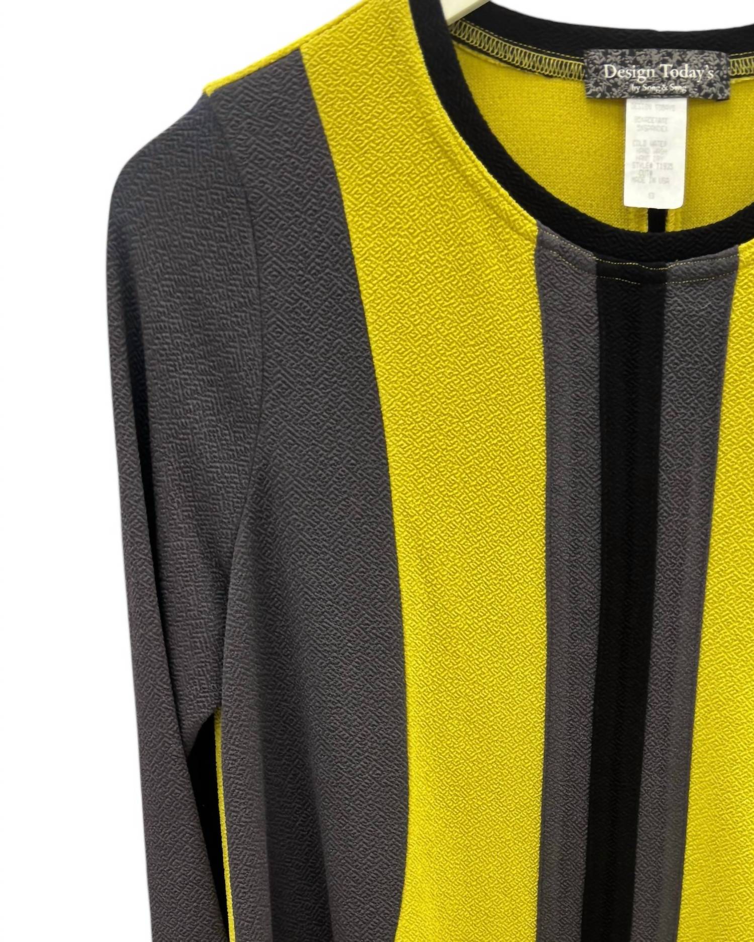 Design Today'S - Women's Colorblock Long Sleeve Tunic