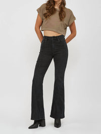 Hidden - Happi High Rise Fashion Seamed Flare Jeans