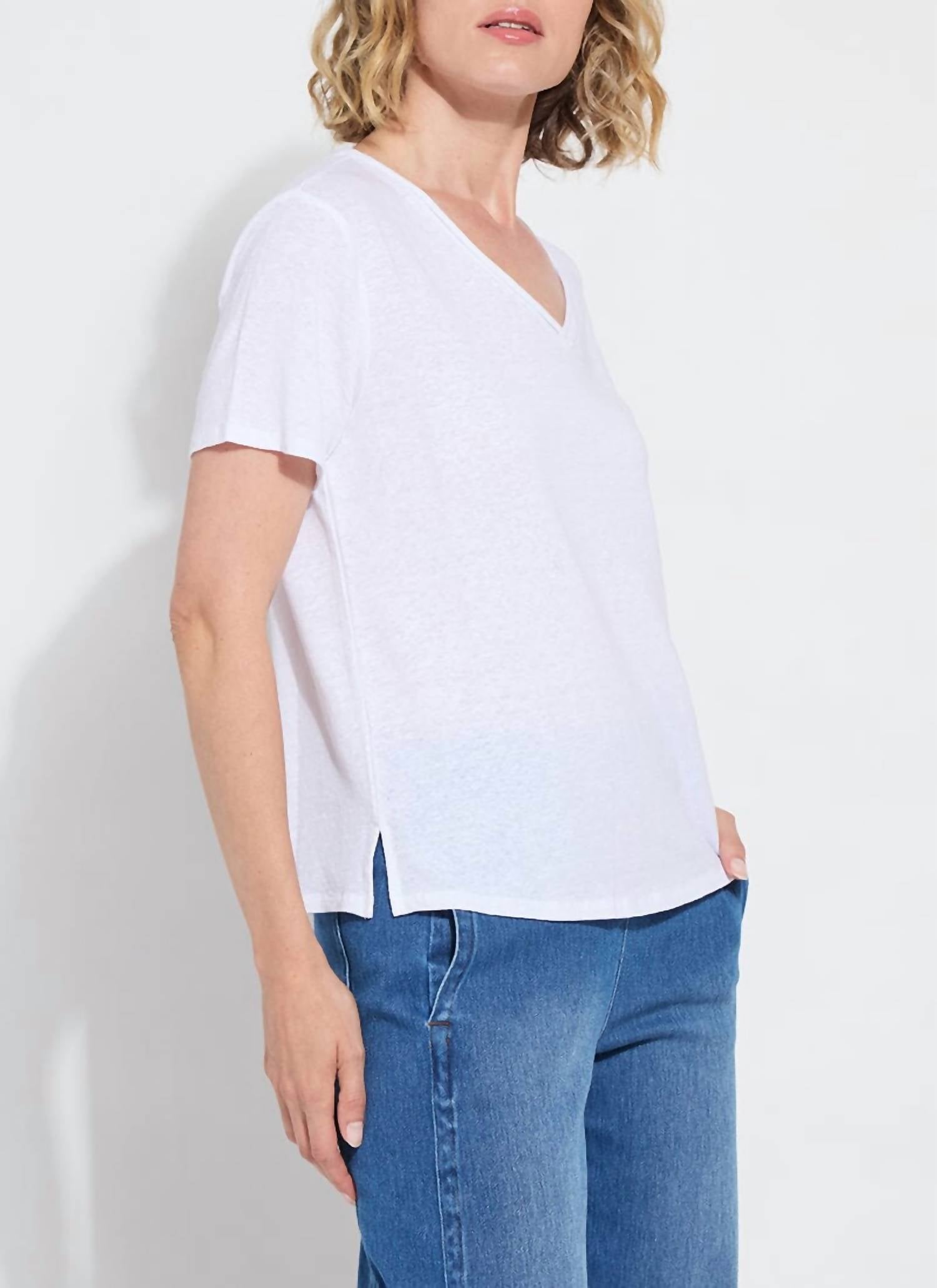 Lysse - Cyrus Box Cut V Neck Tee