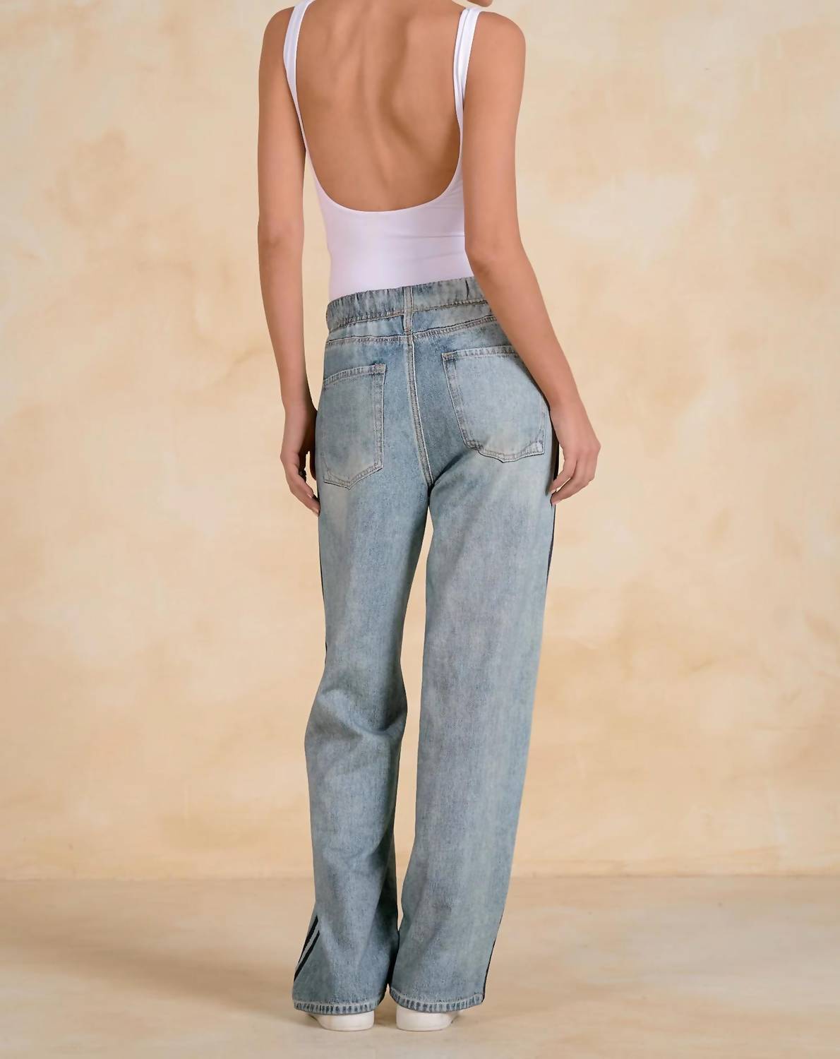 Elan - Jojo Denim Track Sweatpants