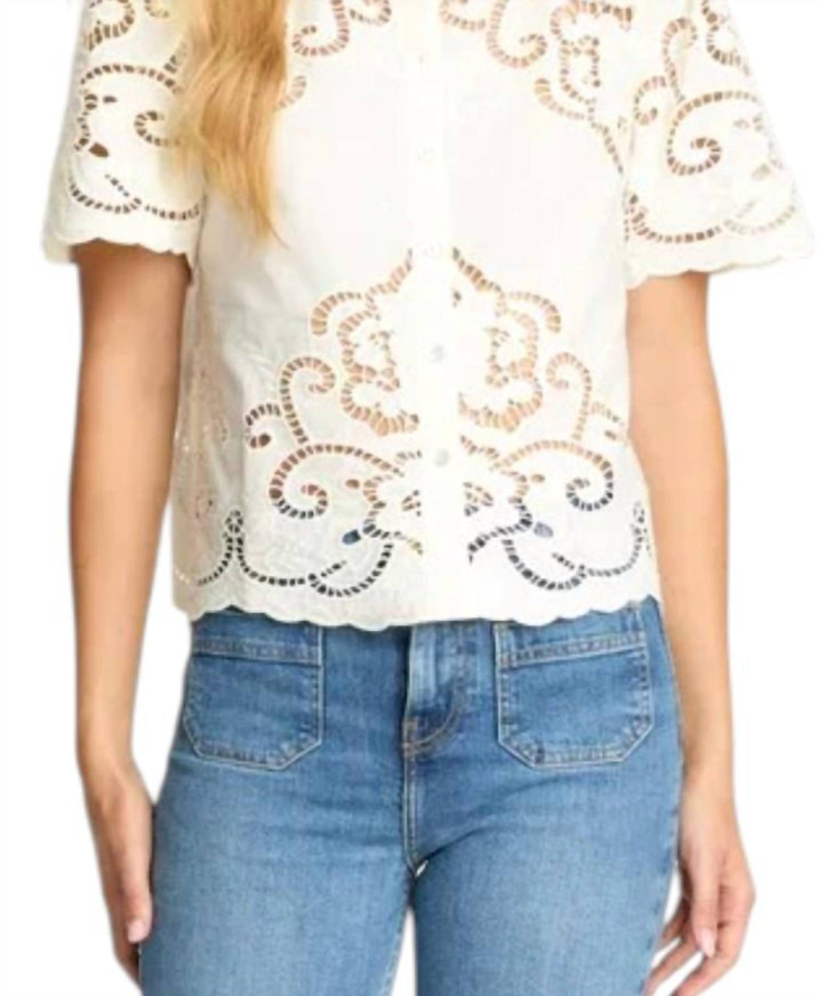 Caballero - Kenzie Button Front Top
