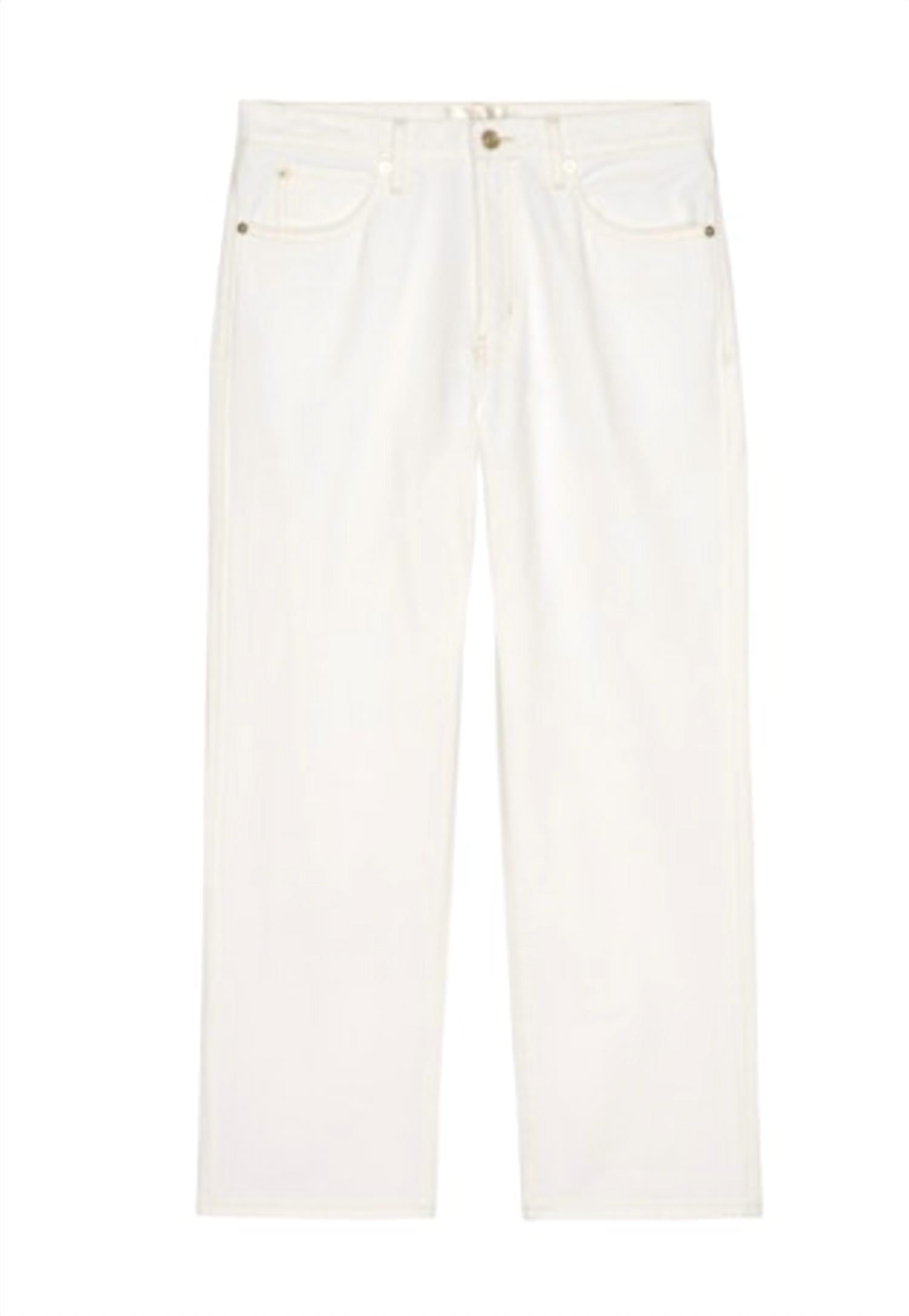 FRAME Hang Straight Leg Jean in au naturel - women's jeans - view 4