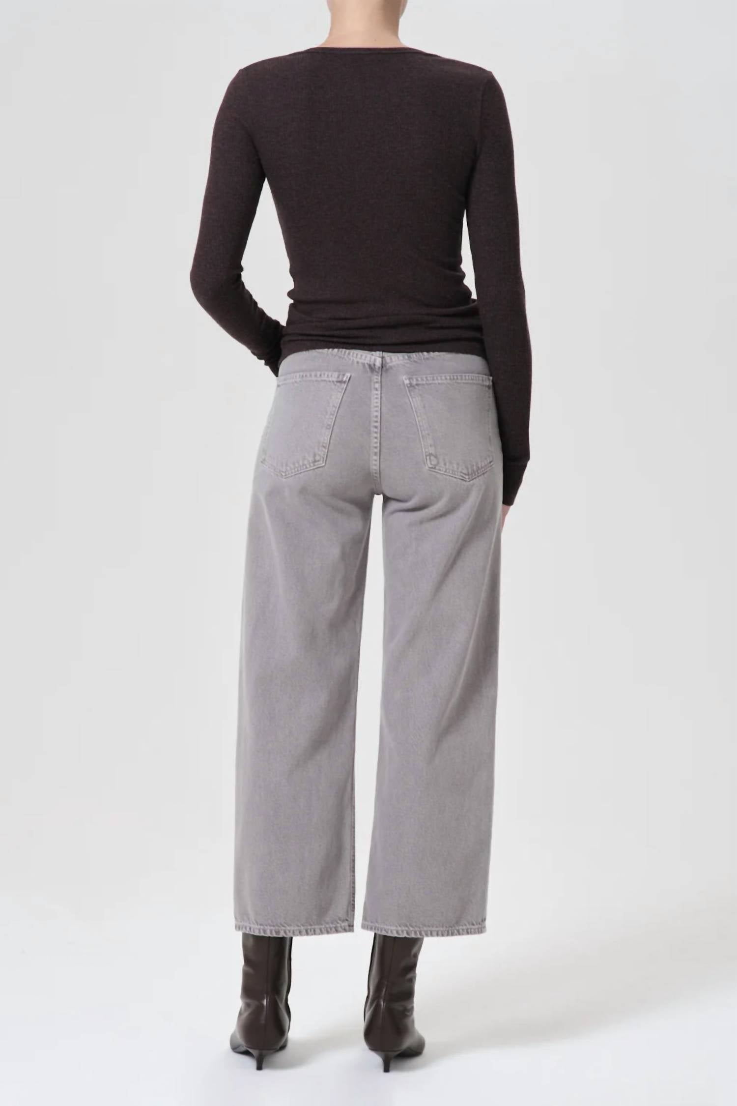 Agolde - Ren High-rise Wide-leg Jean